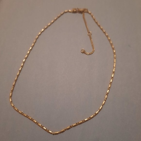 Madewell Gold Tone Necklace 18in - Picture 2 of 3